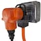 Ac Works 1.5FT 50A 14-50 Piggy-Back Plug with L14-30R Connector Adapter Cord PB1450L1430 - alternate 4